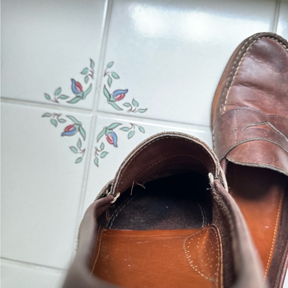 Men’s Rancourt Brown Leather Loafers - Picture 5 of 7